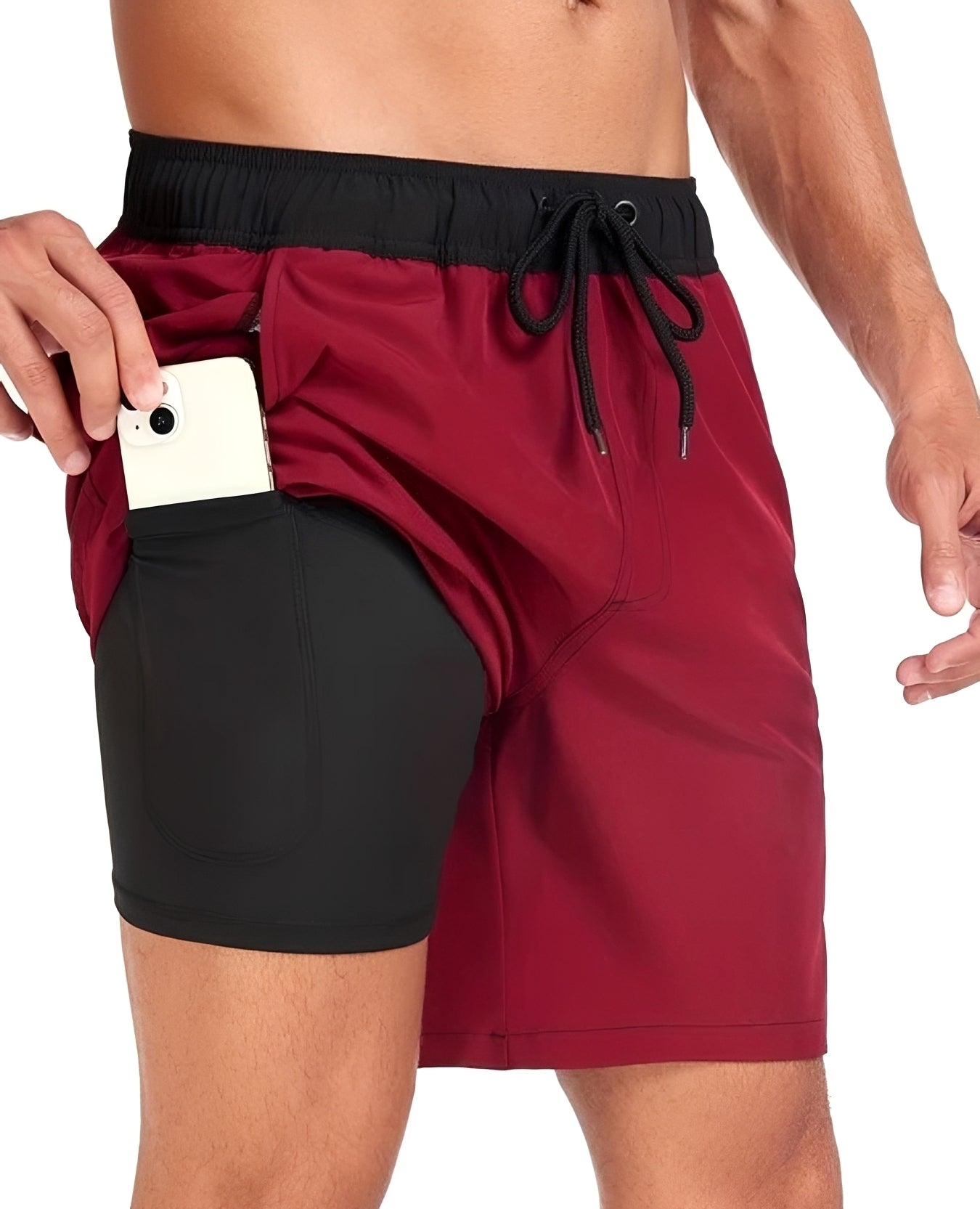 Adam – Short de bain pour homme – à séchage rapide