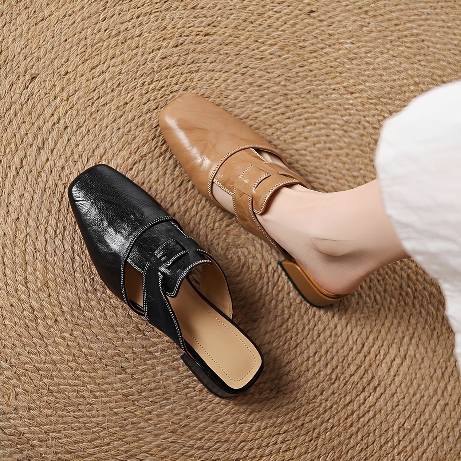 Evie - Mules Élégantes pour Sandales