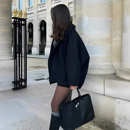 Rosalee - Manteau court en laine élégant pour femmes