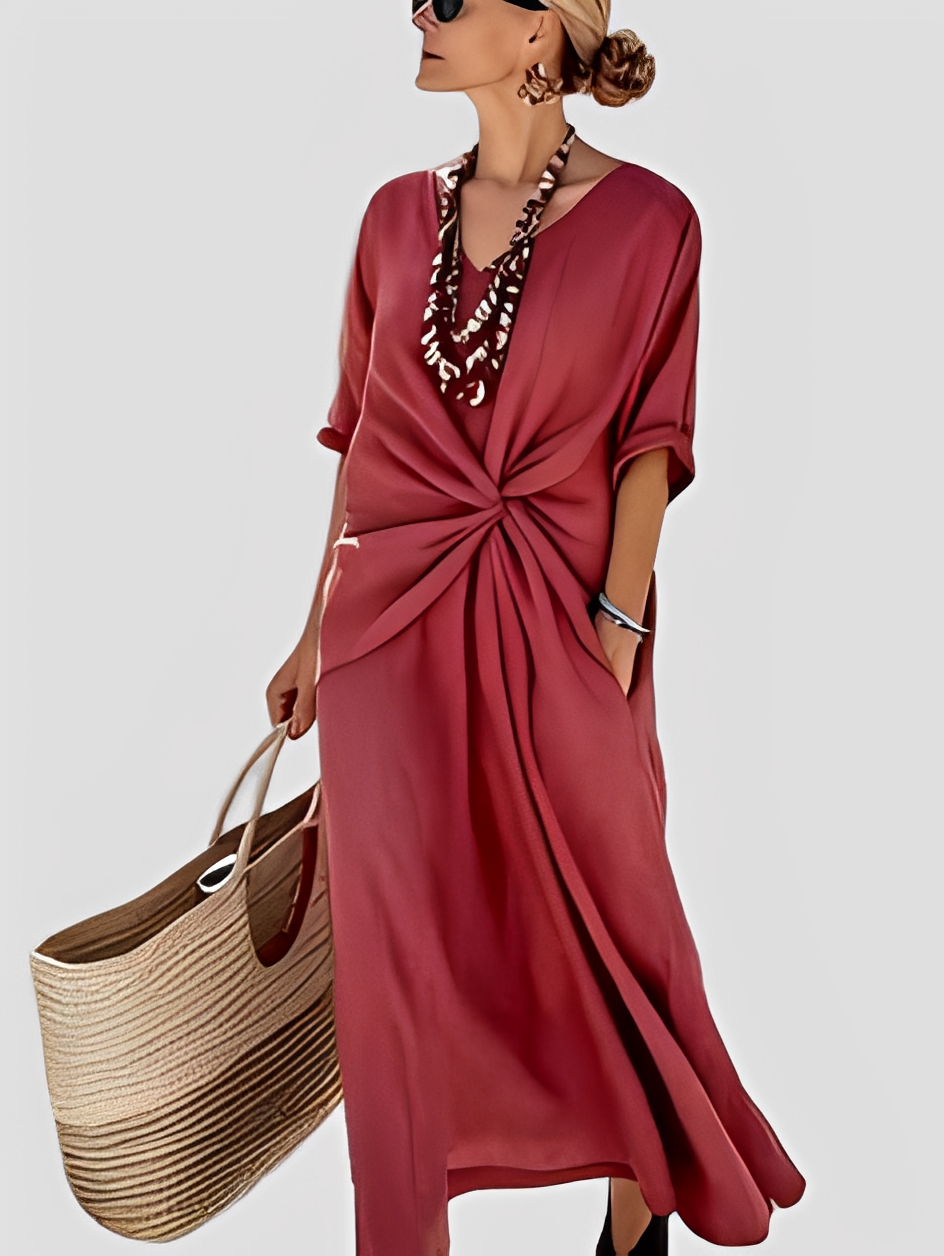 Mabel - Robe maxi élégante et ample pour femmes