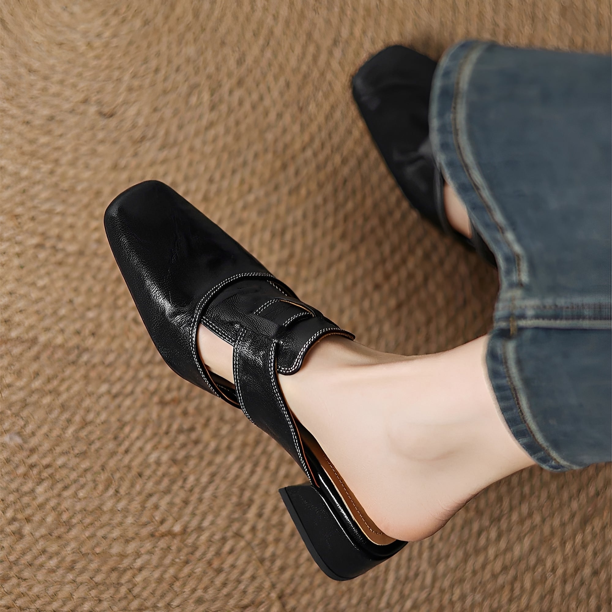 Evie - Mules Élégantes pour Sandales