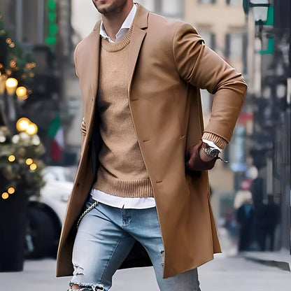 Kenyon - Trenchcoat élégant pour hommes avec boutons