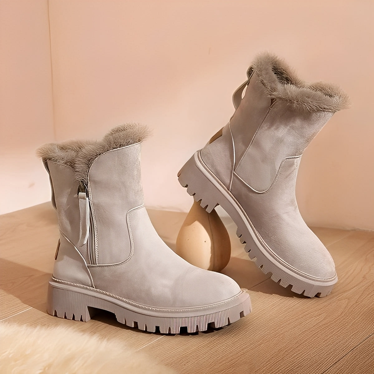 Evelynn - Bottes chaudes polyvalentes avec intérieur polaire pour femmes