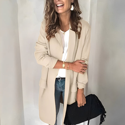 Georgina - Blazer long pour femme, chic et élégant