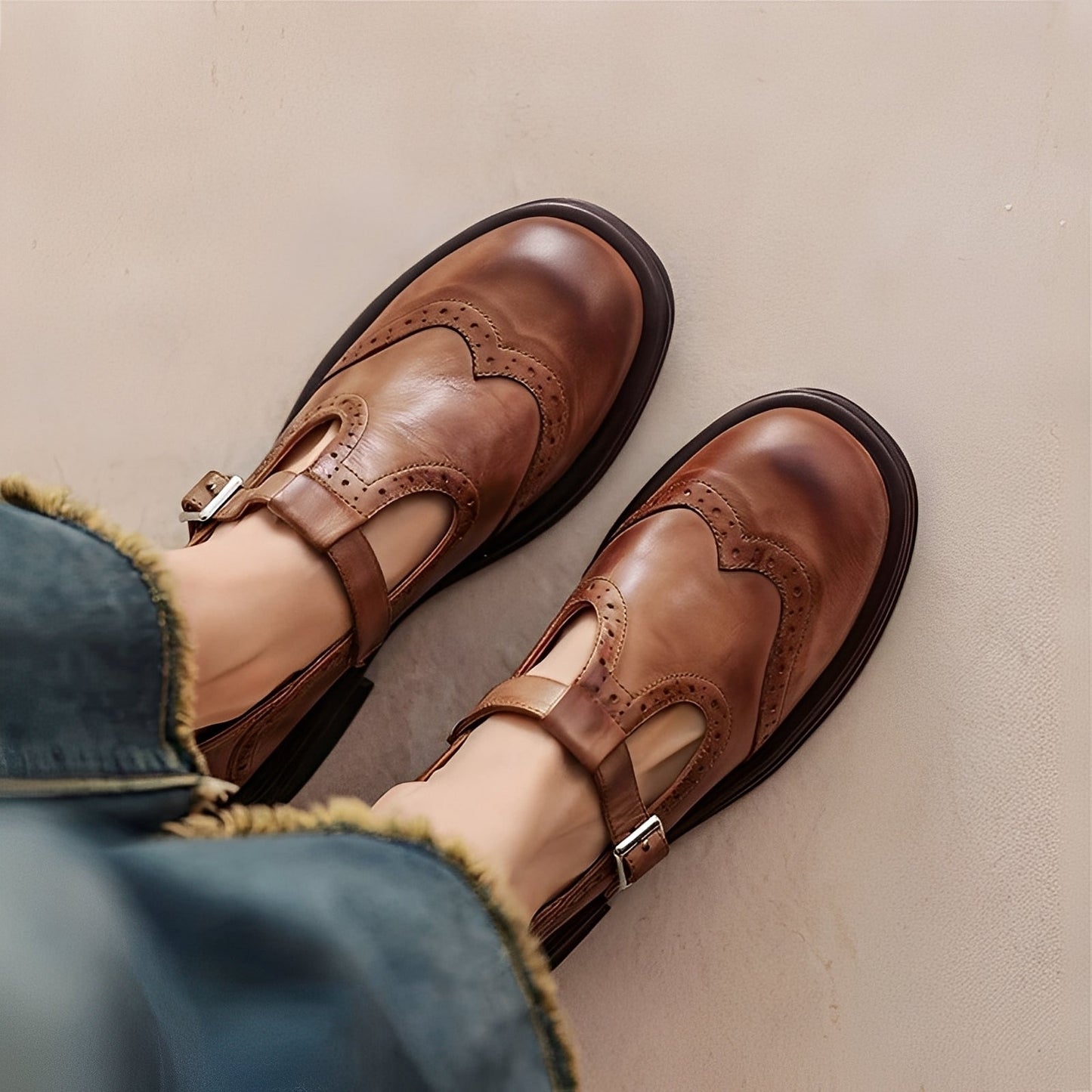 Marley - Ballerines en cuir élégantes pour femmes