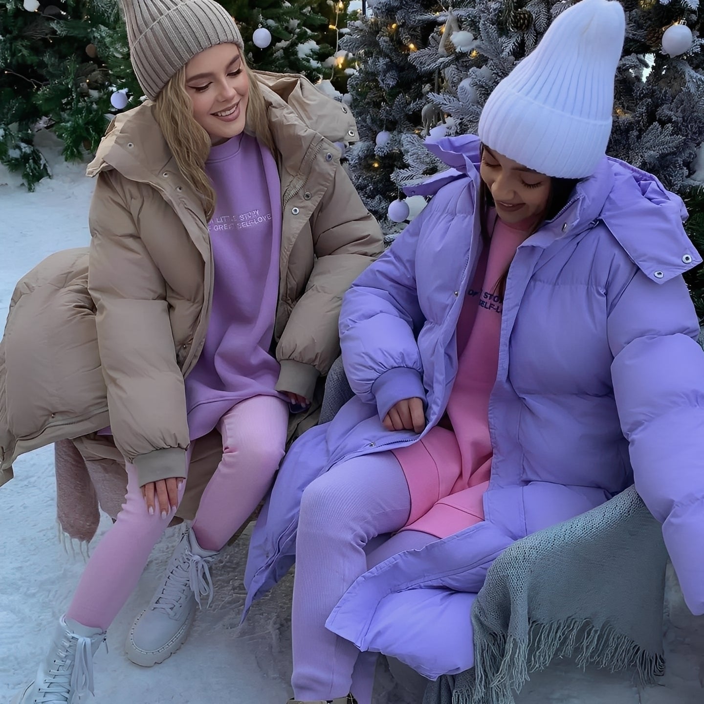 Jacquelyn - Veste longue à la mode avec capuche pour femmes