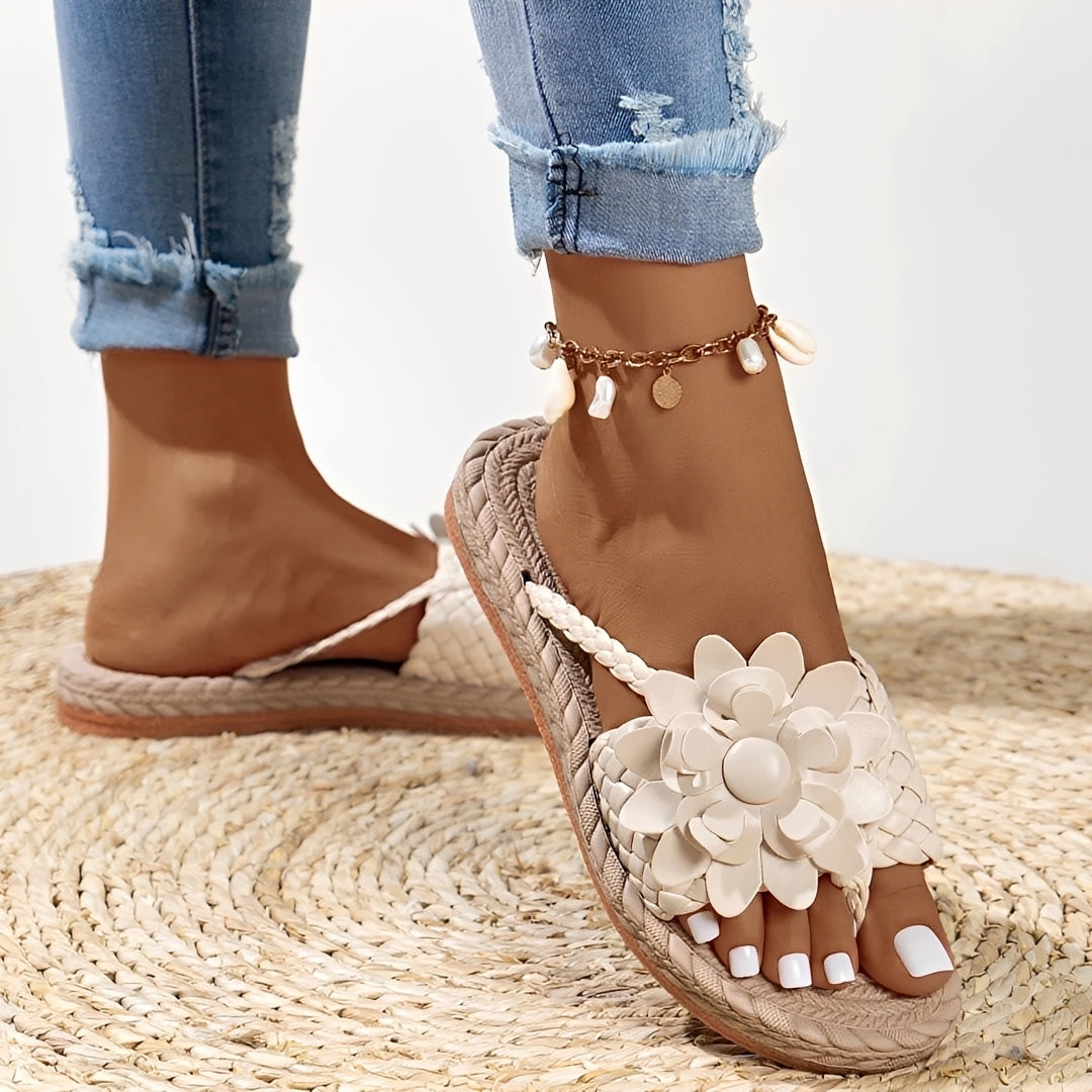 Saira - Tongs Relax Avec Motif Texturé