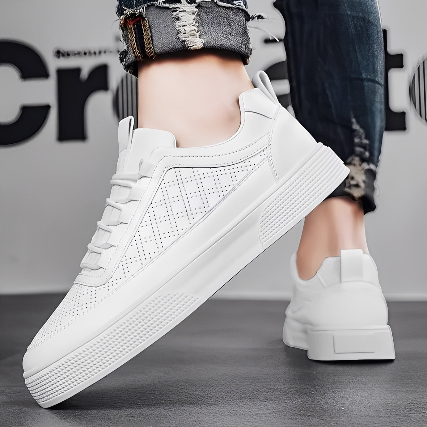 Dennis - Souliers masculins décontractés et ventilés