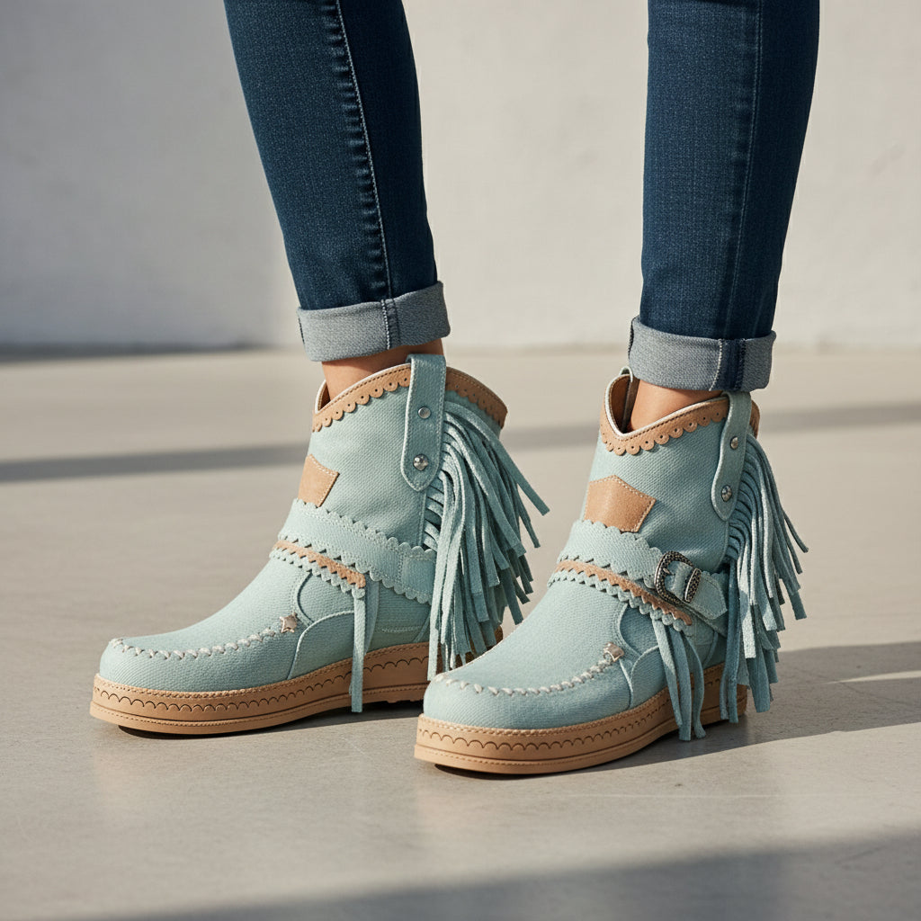 Brianna - Bottines Élégantes au Style Bohème