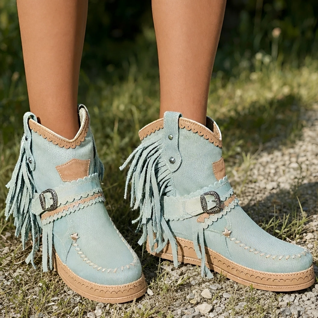 Brianna - Bottines Élégantes au Style Bohème