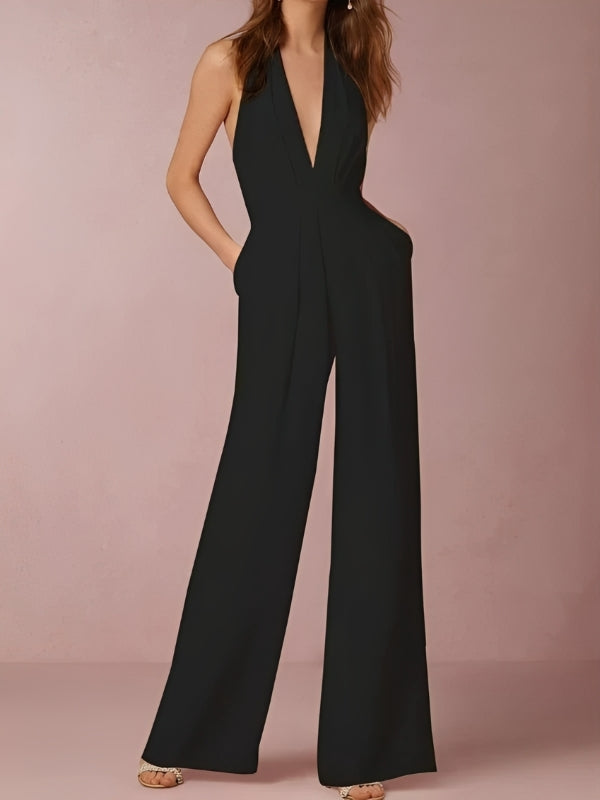 Katie - Élégante combinaison femme à jambes larges