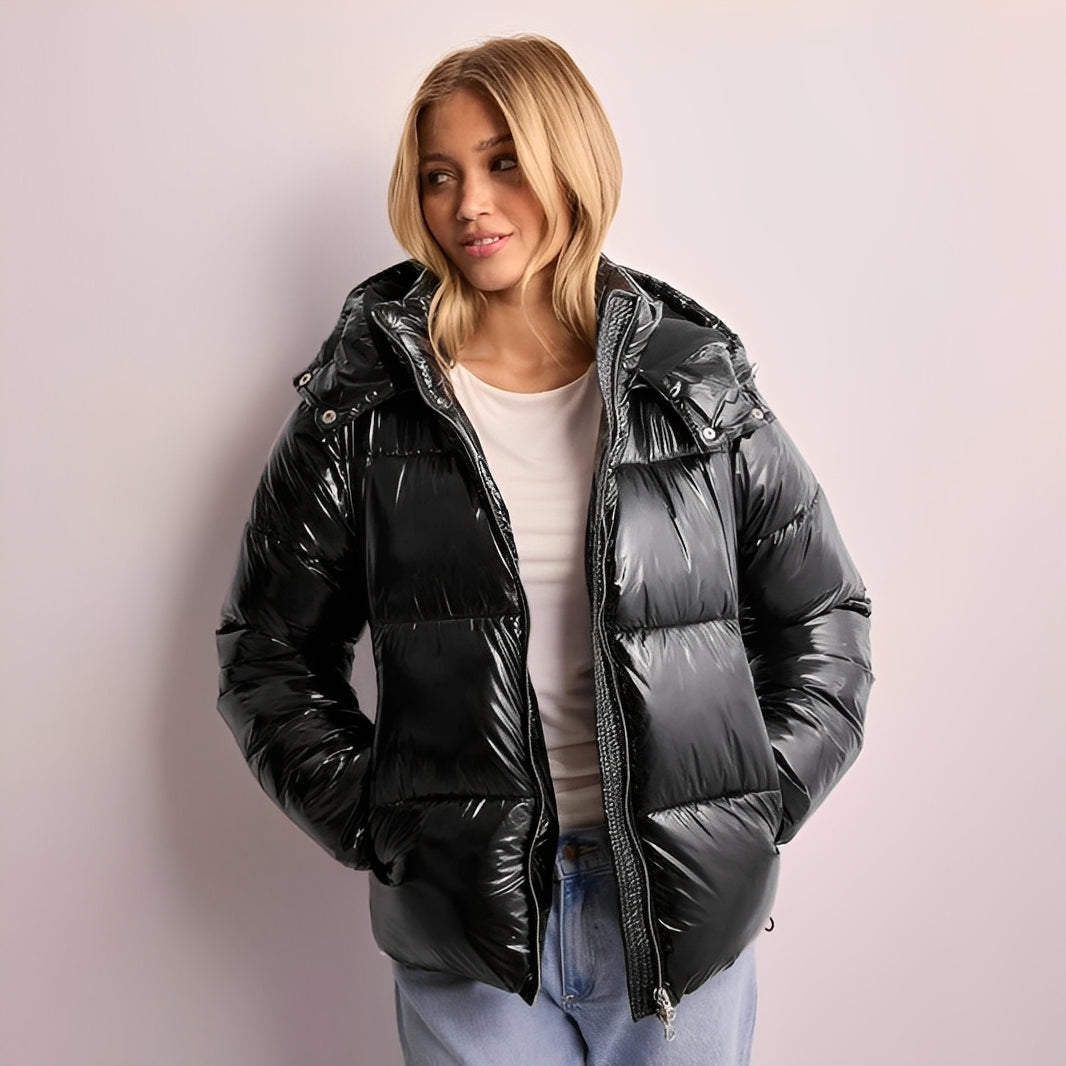 Rozanne - Manteau chaud avec capuche amovible pour femmes