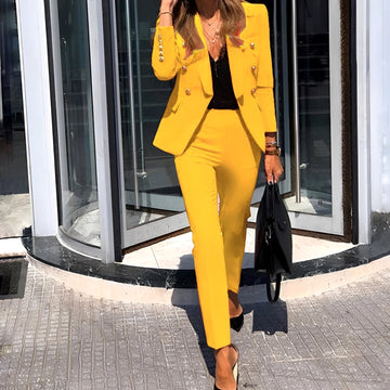 Erika - Ensemble moderne de blazer et pantalon pour femmes