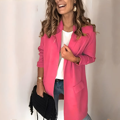 Georgina - Blazer long pour femme, chic et élégant