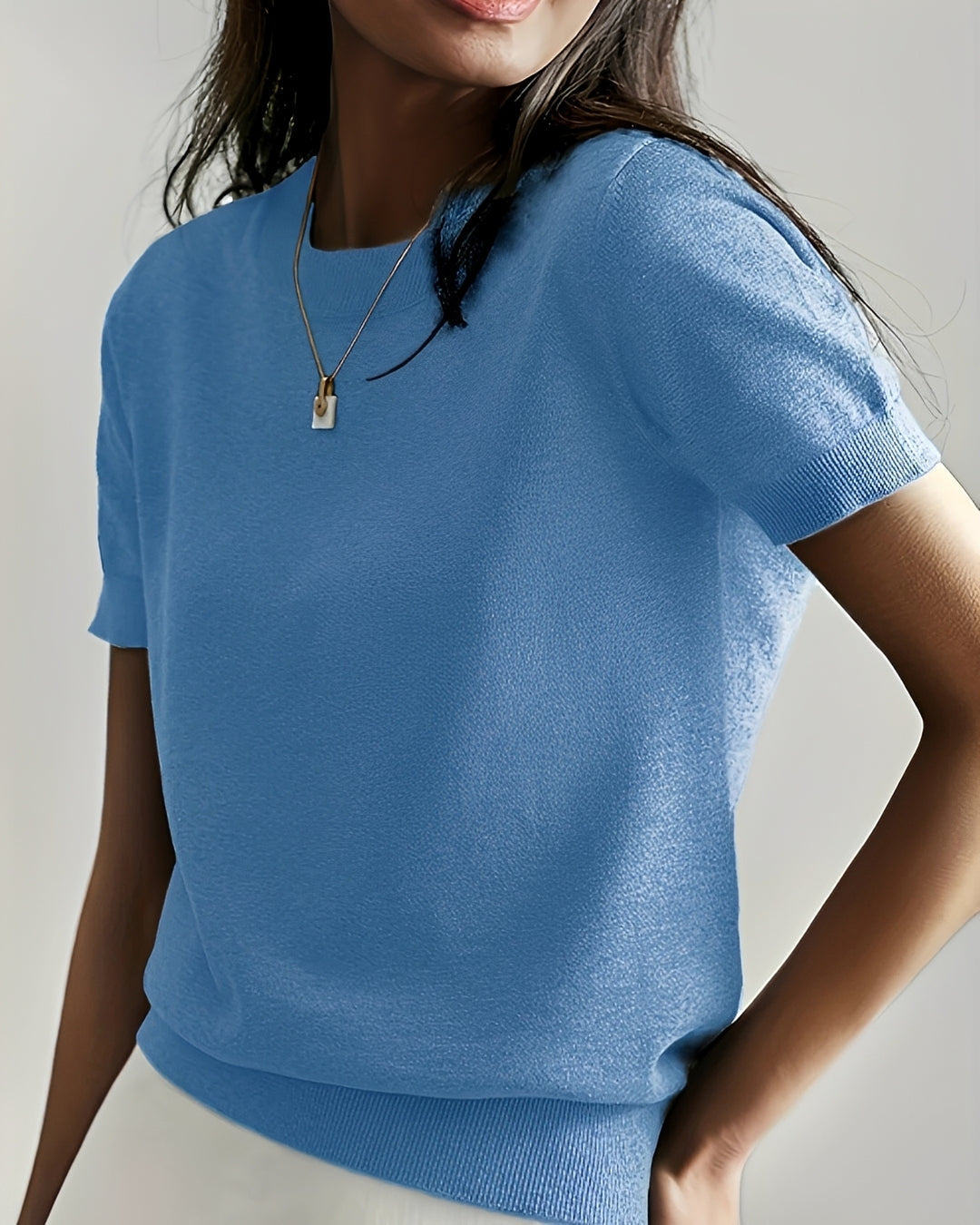 Molly - Blouse douce et relax à manches courtes pour femmes