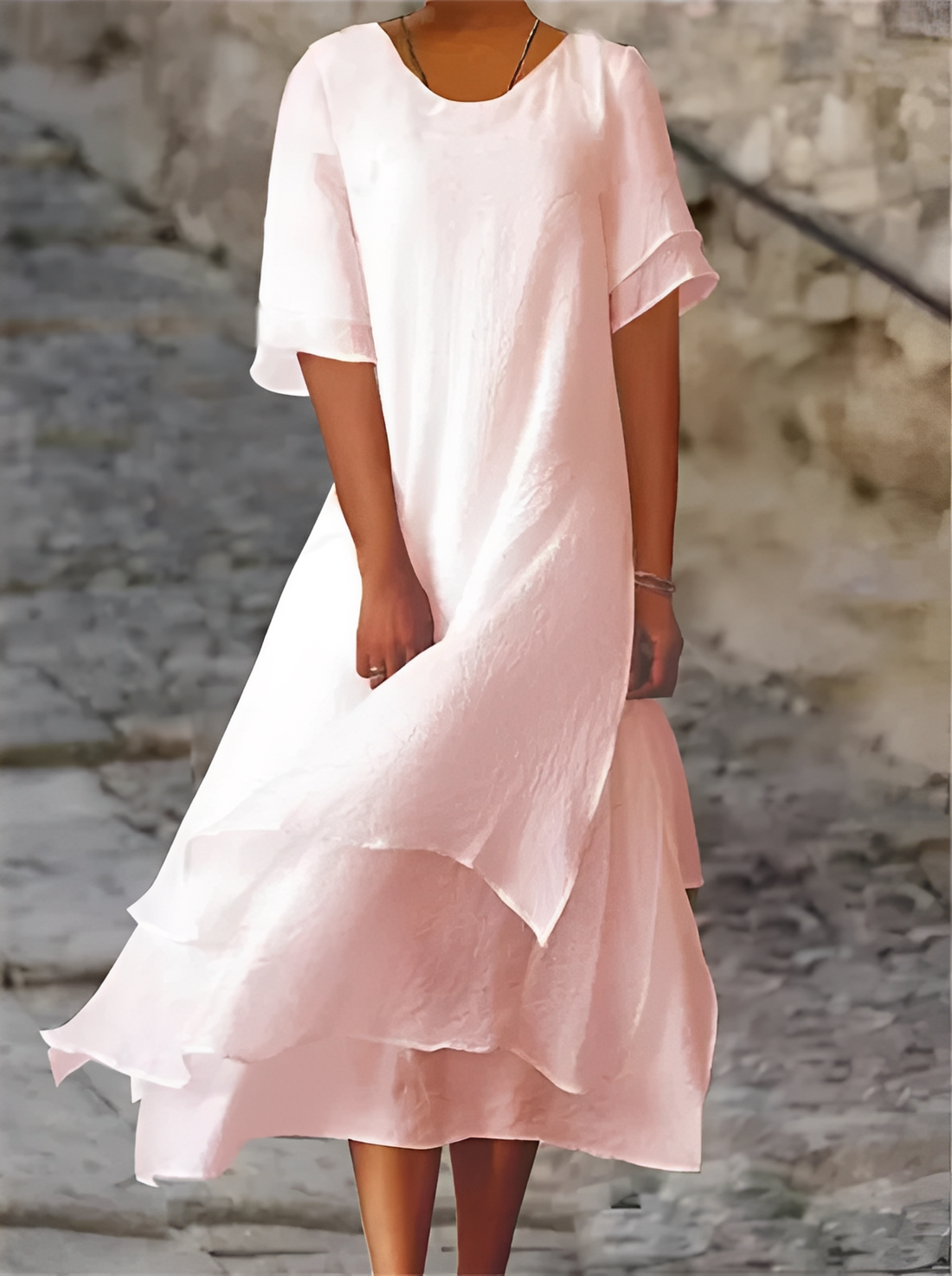 Tianna - Robe maxi confortable et fluide pour femmes