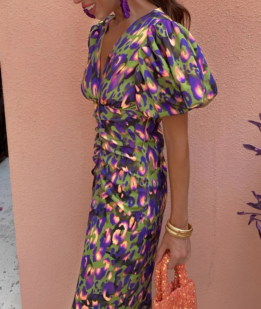 Kylie - Robe Florale Élégante