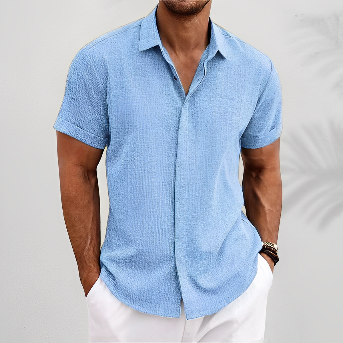 Henrik – Chemise homme avec boutons