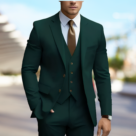 Liam – Élégant costume de mariage 3 pièces pour hommes