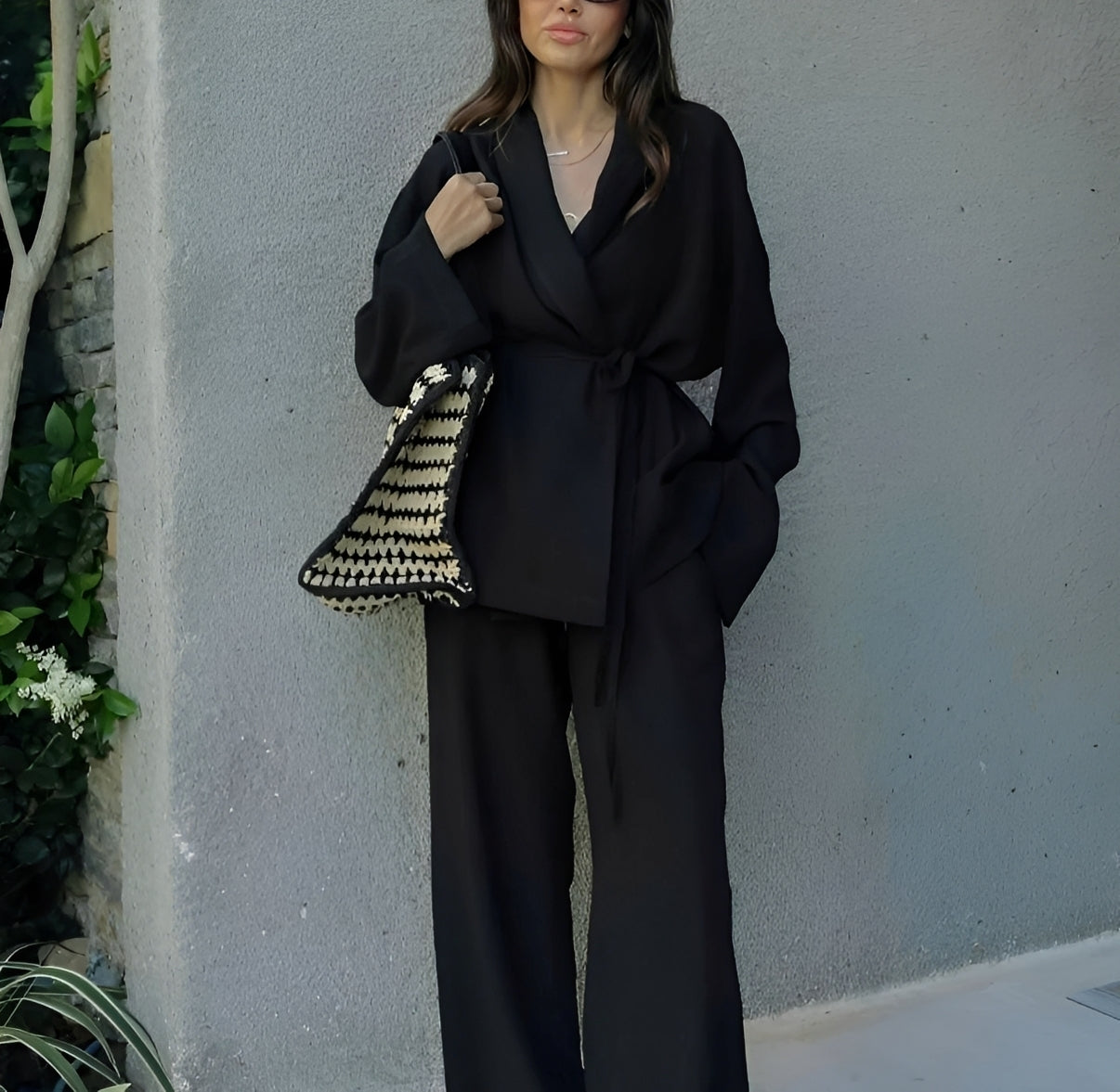 Patricia - Costume deux pièces à double boutonnage