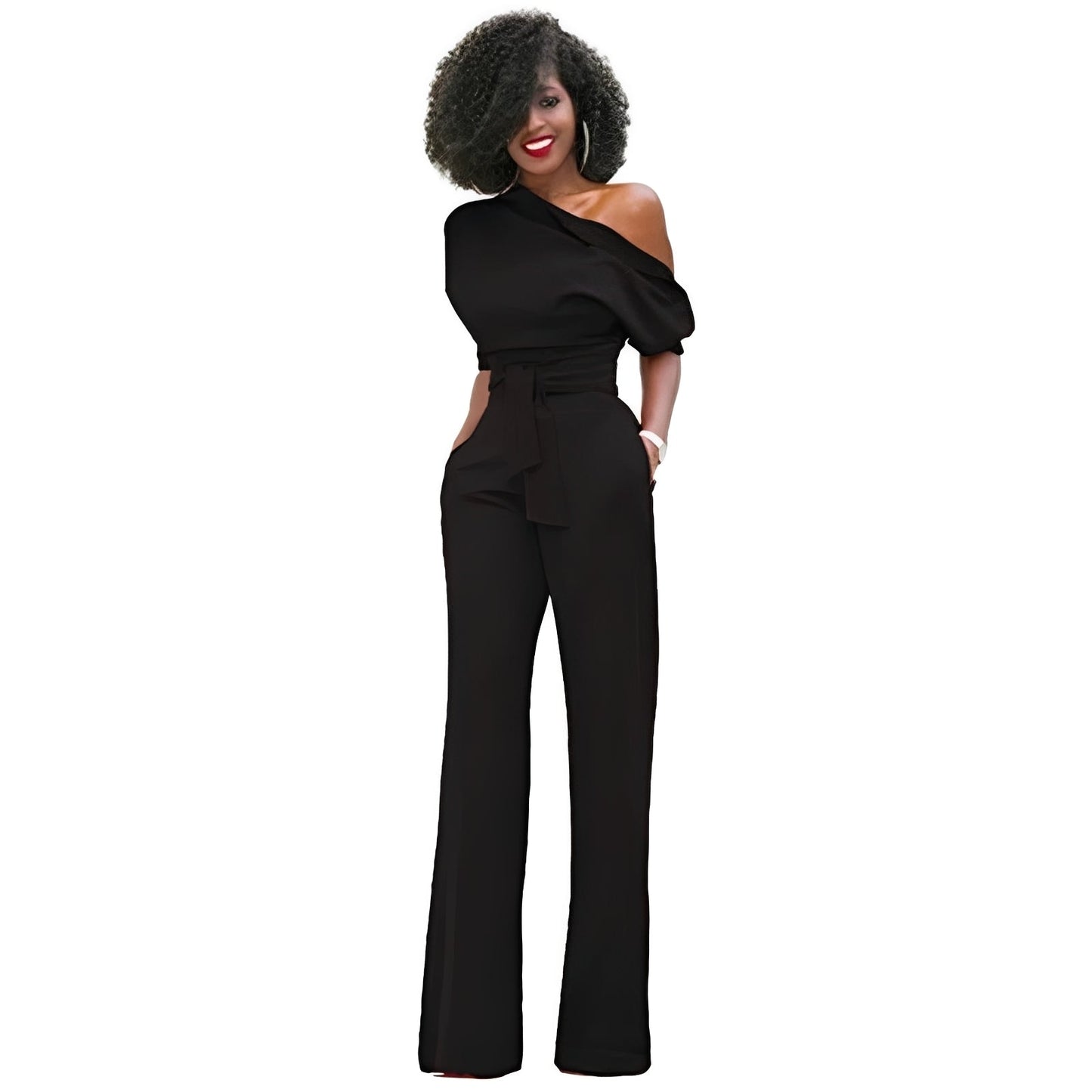 Marie - Elegant strapless jumpsuit for women