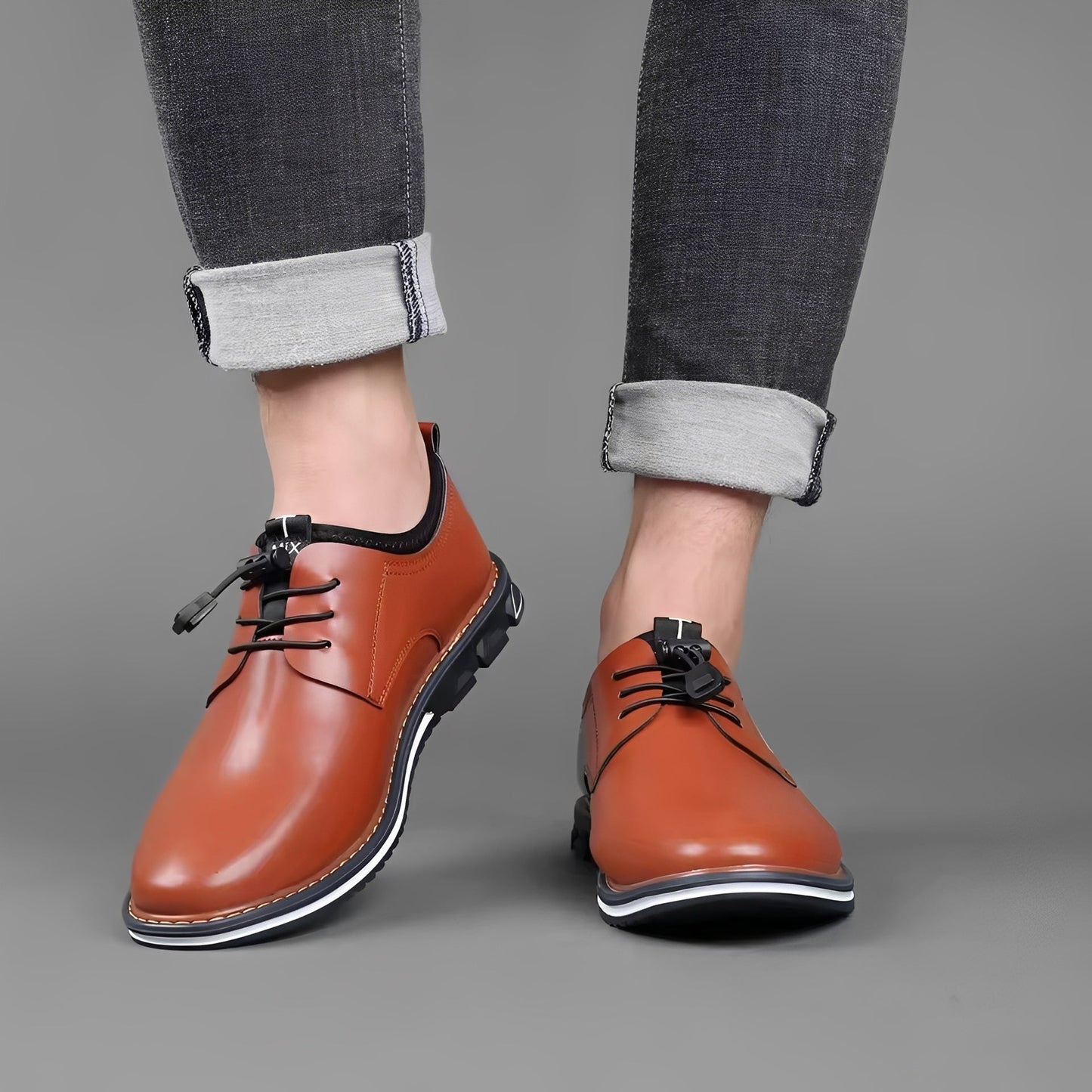 Michael - Chaussures décontractées en cuir pour hommes