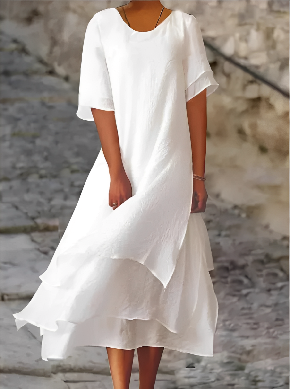 Tianna - Robe maxi confortable et fluide pour femmes