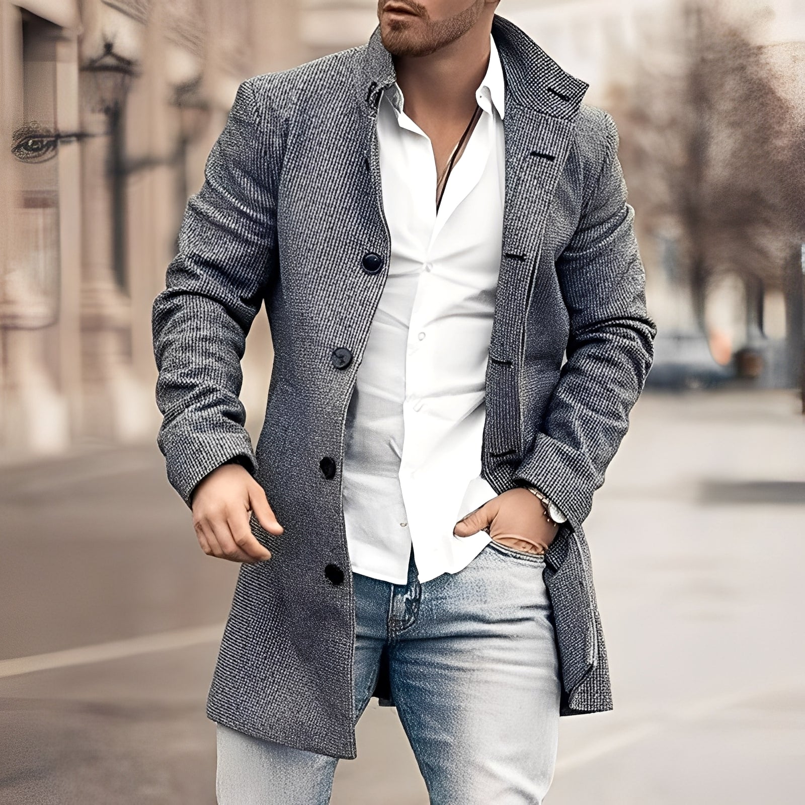 Guillaume – Manteau classique pour hommes