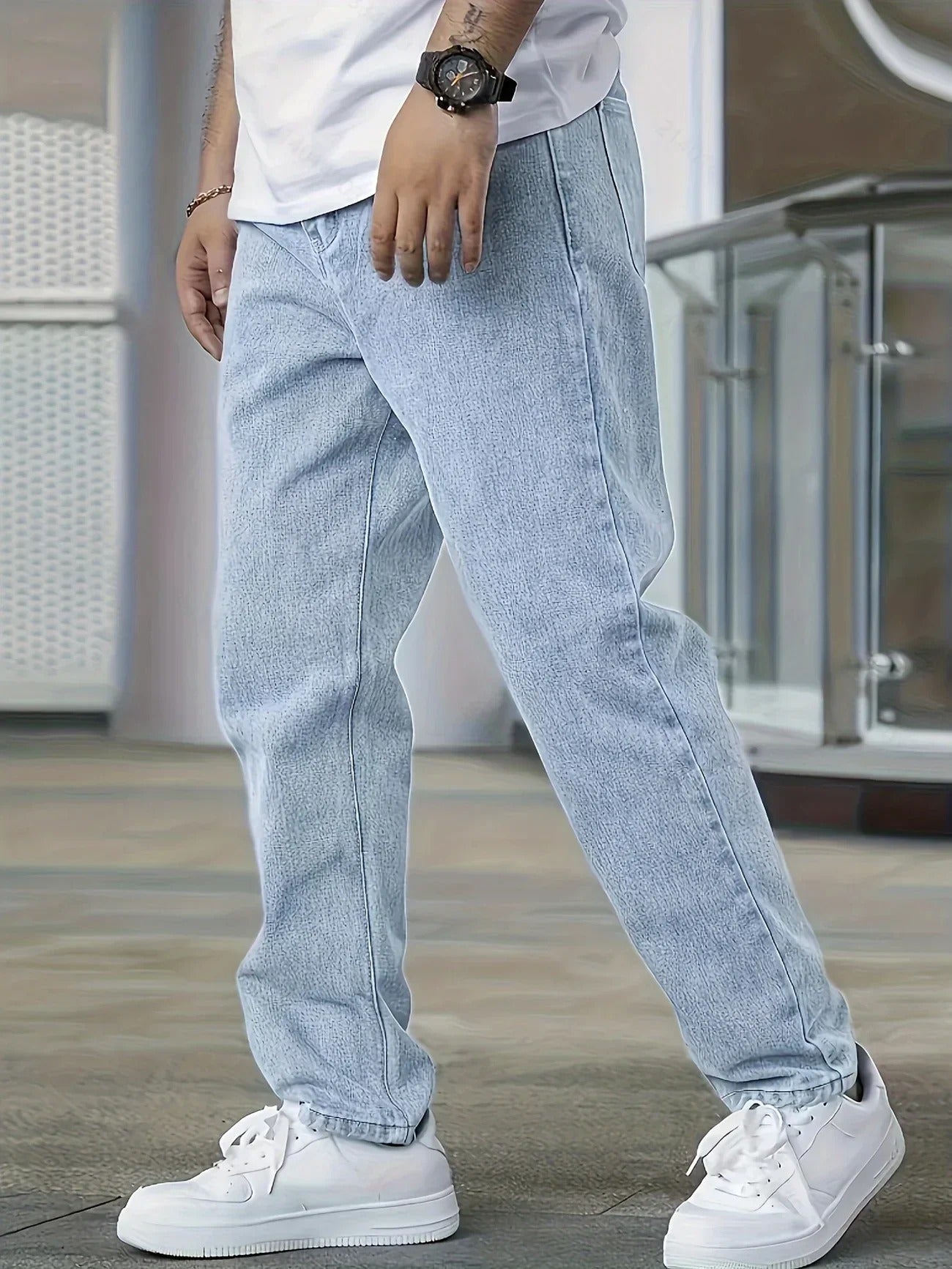 Eddie - Jeans slim fit raffinés pour hommes