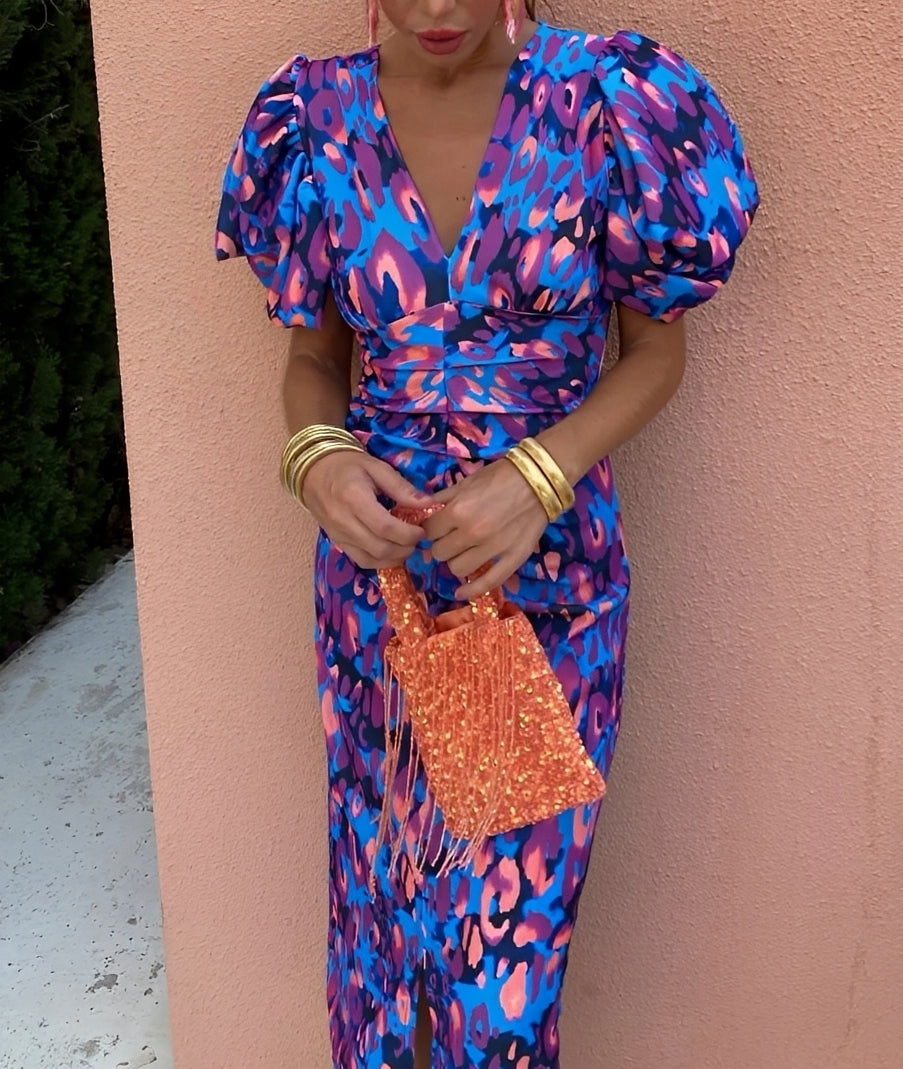 Kylie - Robe Florale Élégante