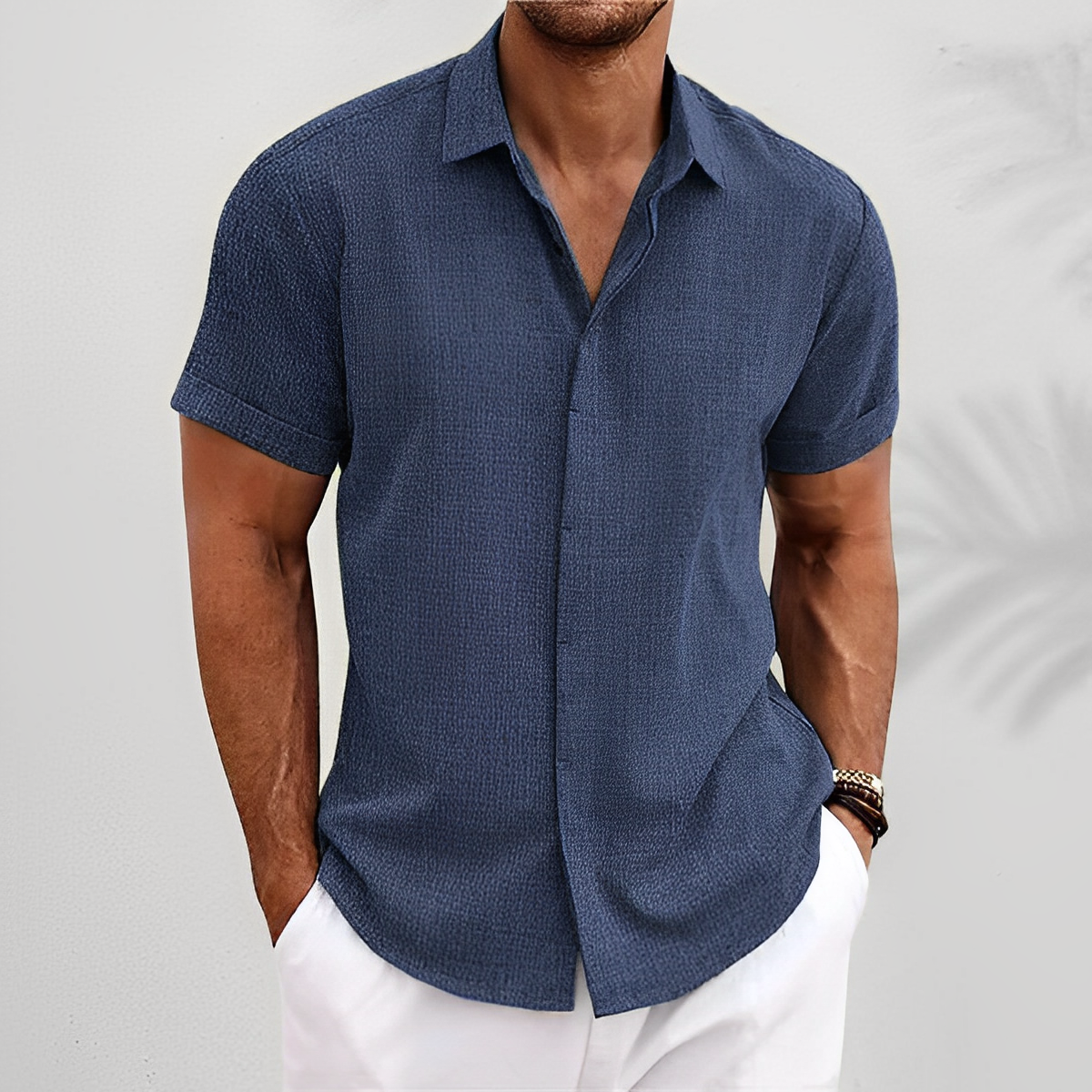 Henrik – Chemise homme avec boutons