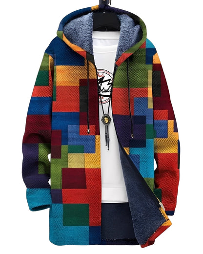 Braiden - Moderner Herrenstrickjacke mit künstlerischem Muster