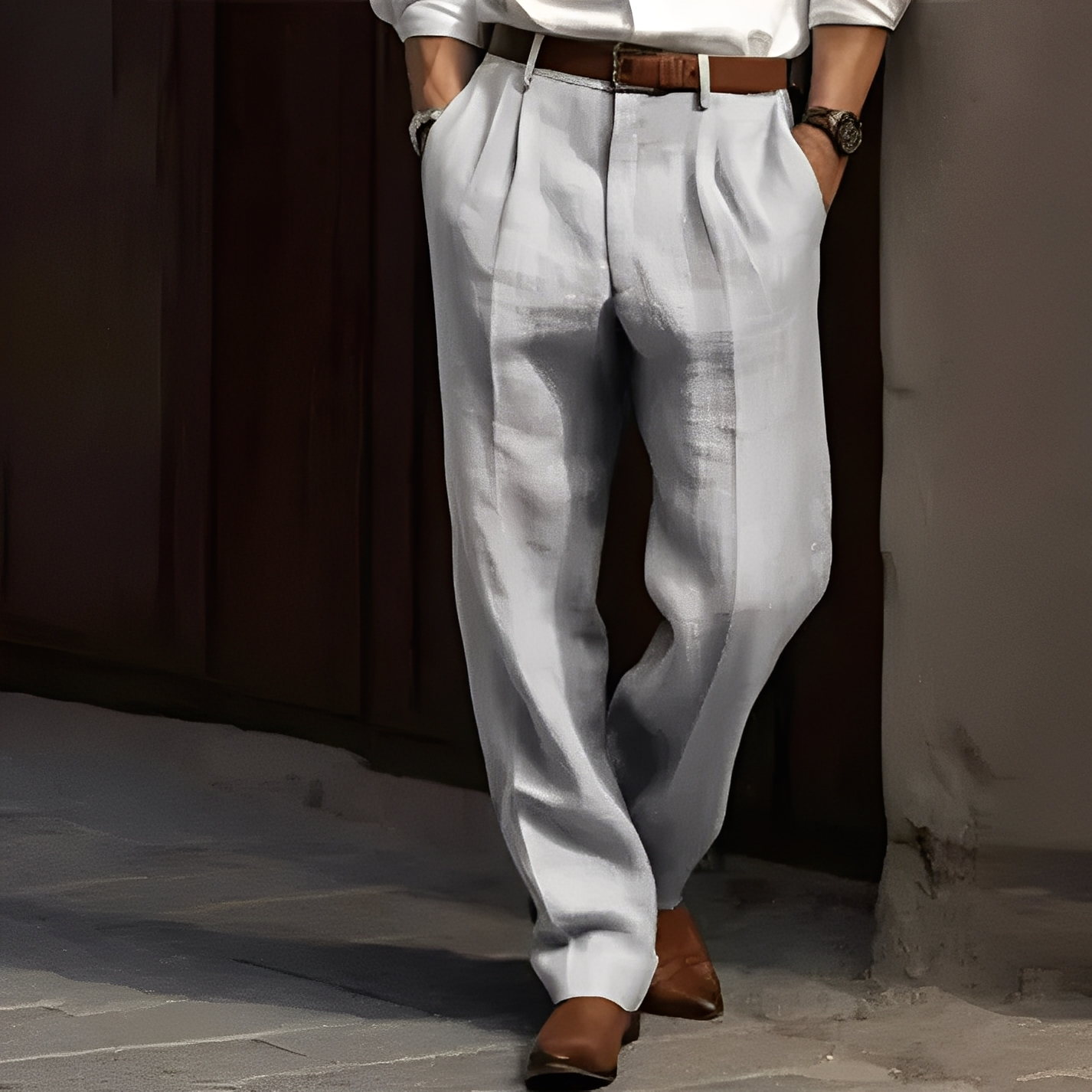 Lennart – Pantalon flexible pour homme au design élégant