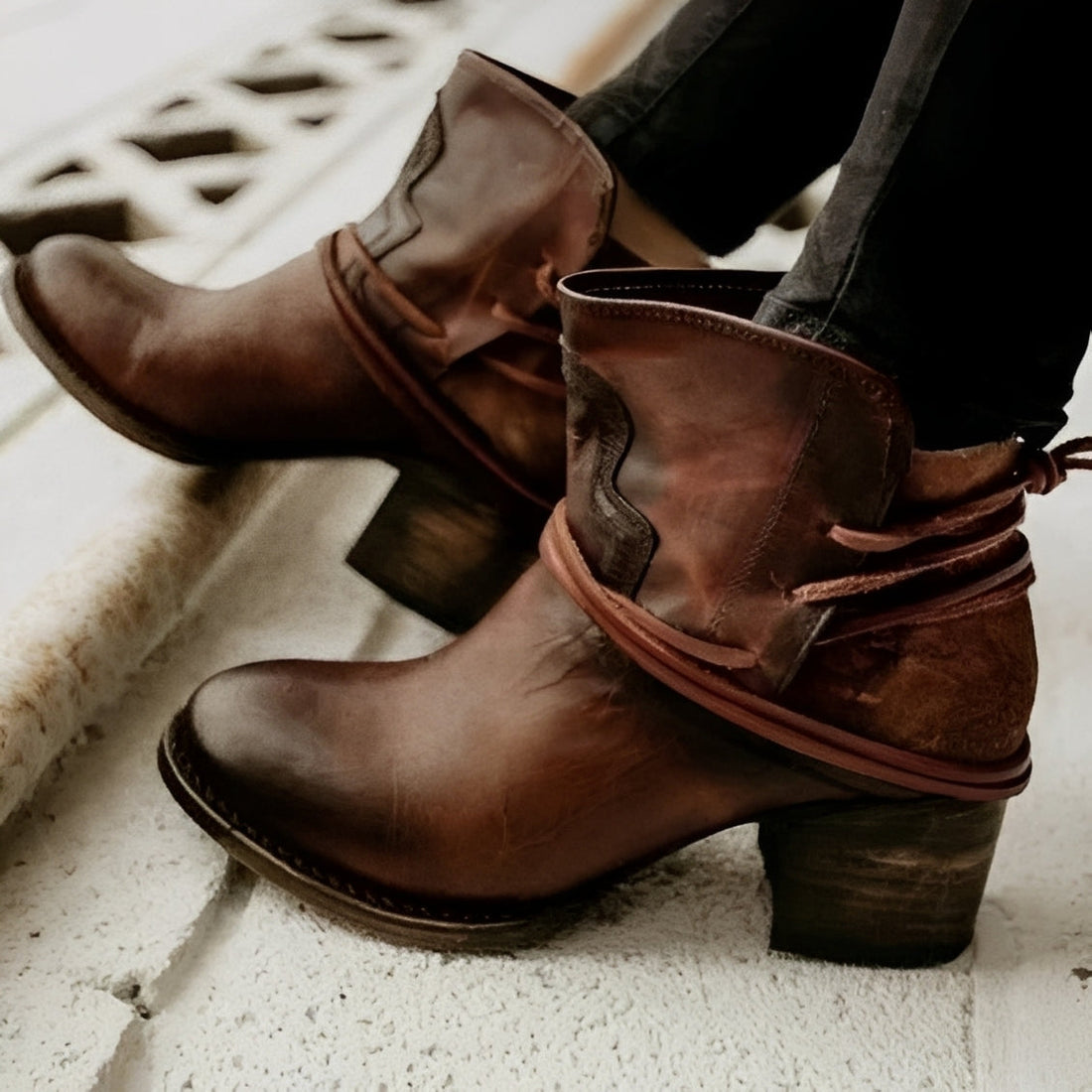 Jesse - Bottes féminines stylées avec talons hauts