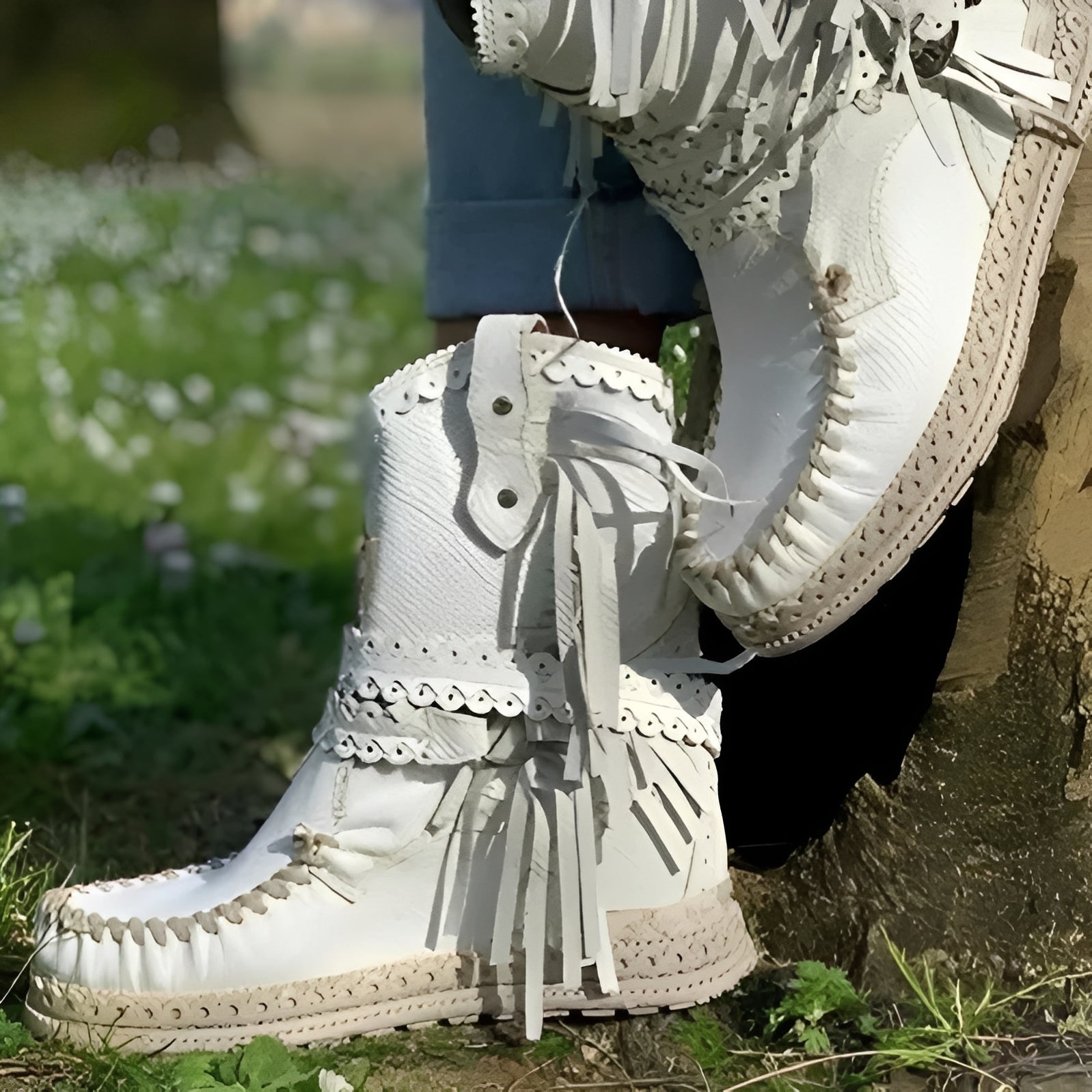 Brianna - Bottines Élégantes au Style Bohème