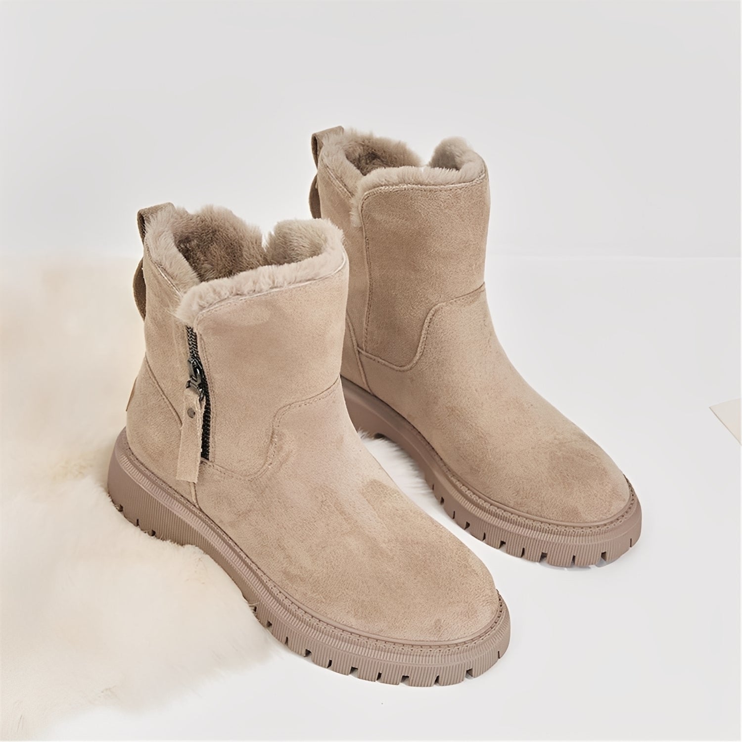 Raschelle - Bottes élégantes, légères, avec intérieur polaire pour femmes