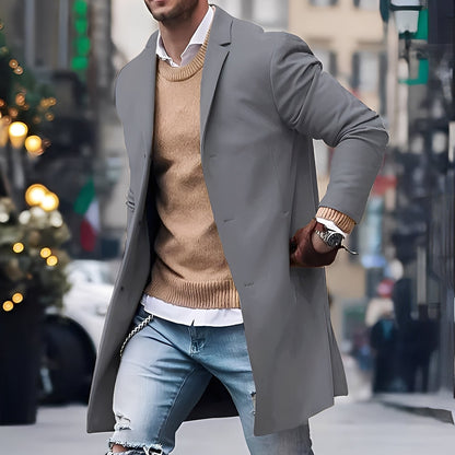 Kenyon - Trenchcoat élégant pour hommes avec boutons