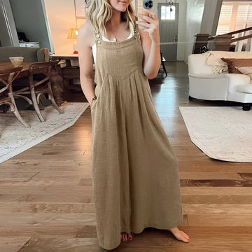 Chloe - Combinaison chic à jambes larges pour femmes