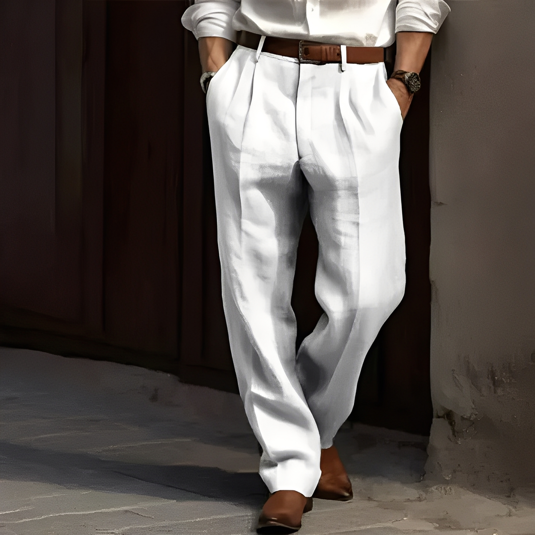 Lennart – Pantalon flexible pour homme au design élégant