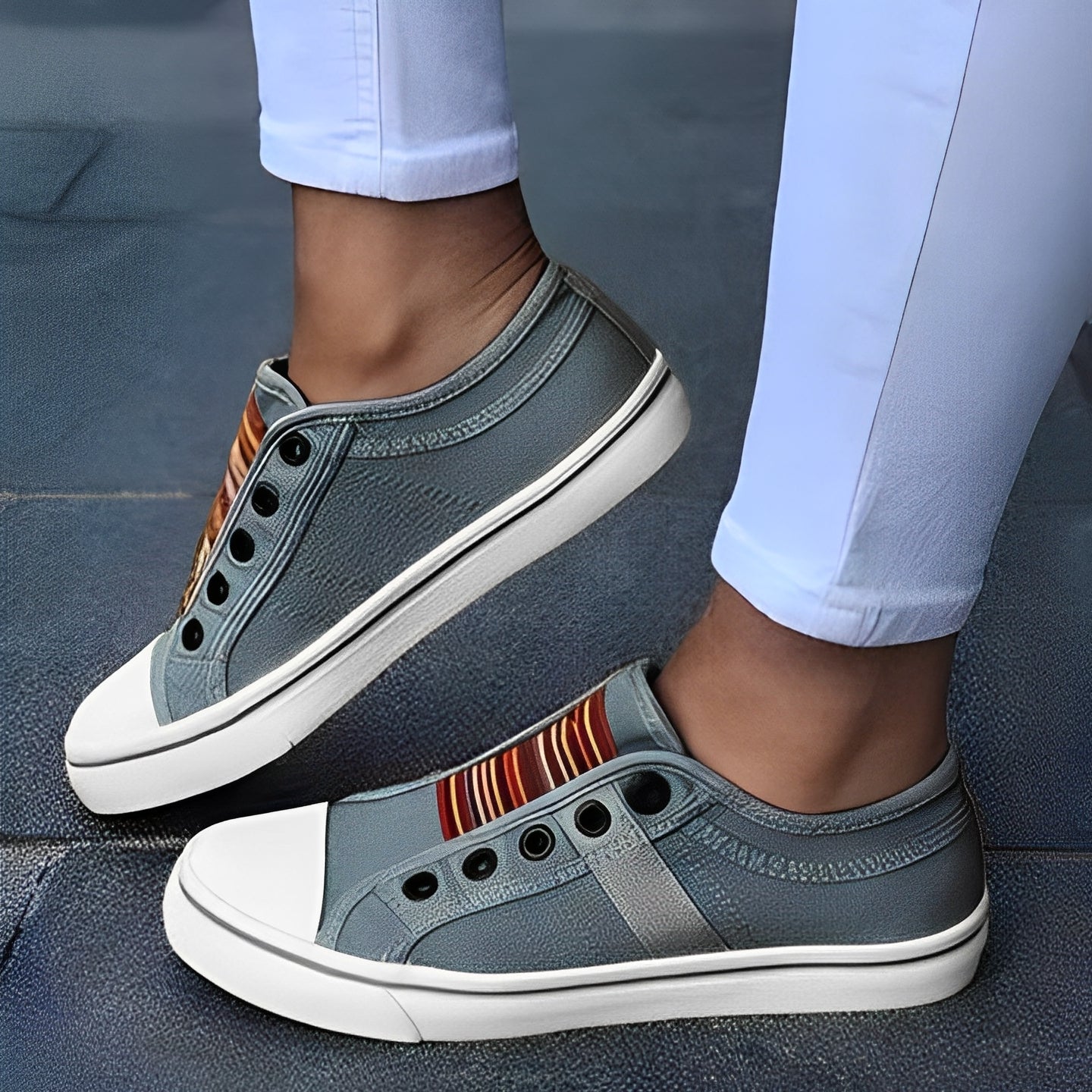 Delphia - Simples chaussures en toile pour femmes