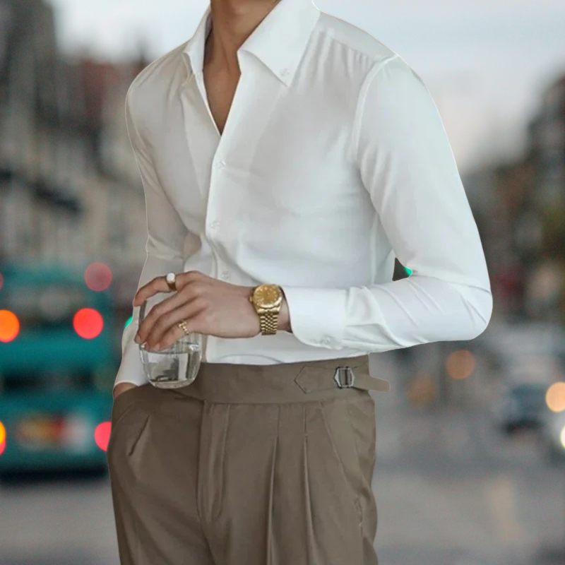 DuMont - Chemise de très bonne qualité avec boutons