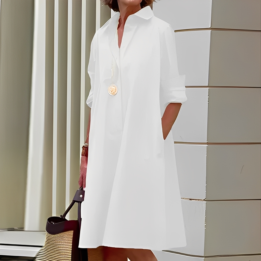 Maeva – Robe-Chemise Moderne pour Femme