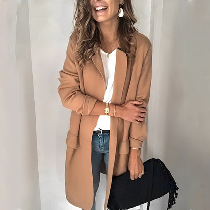 Georgina - Blazer long pour femme, chic et élégant