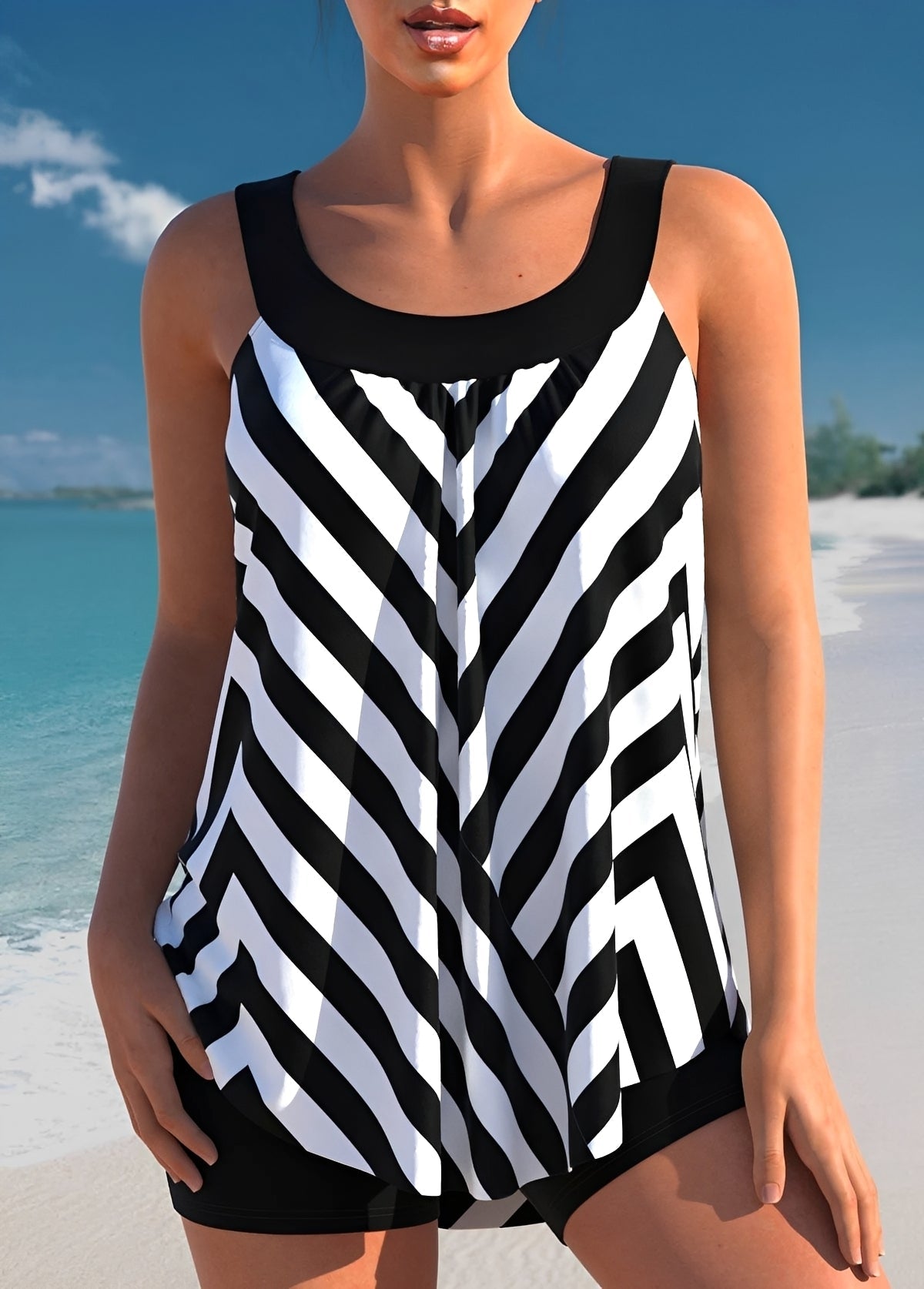 Connie - Maillot de bain élégant à motif pour femmes