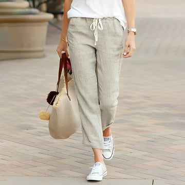Kaci - Pantalon confortable avec ceinture élastique