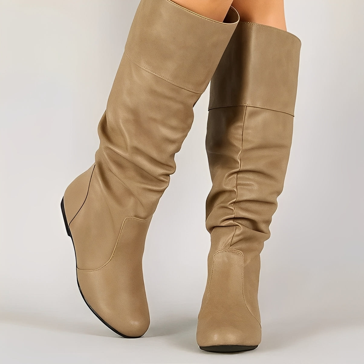 Lucia - Bottes plates faciles à enfiler