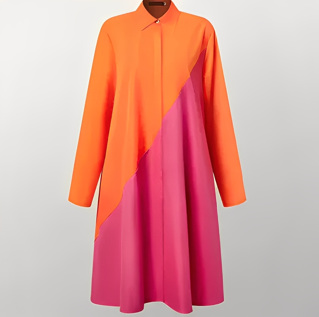 Maeva – Robe-Chemise Moderne pour Femme
