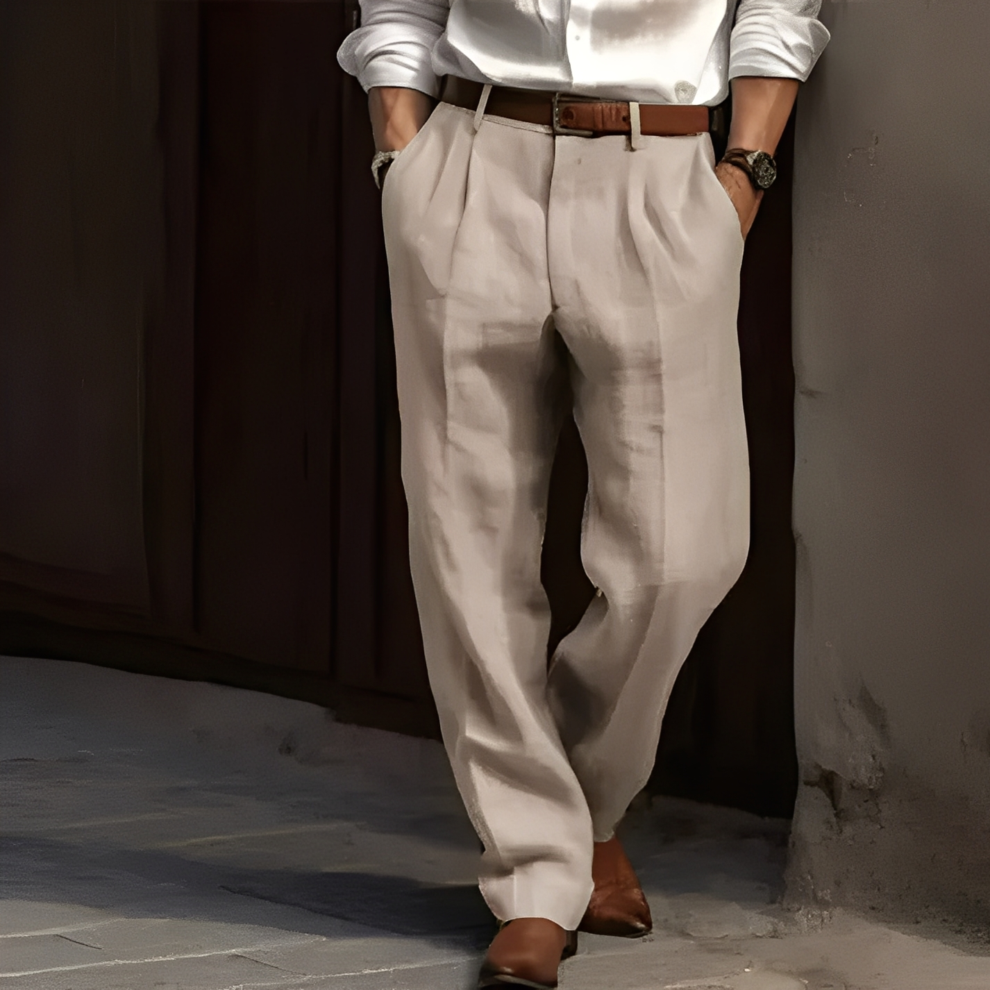 Lennart – Pantalon flexible pour homme au design élégant