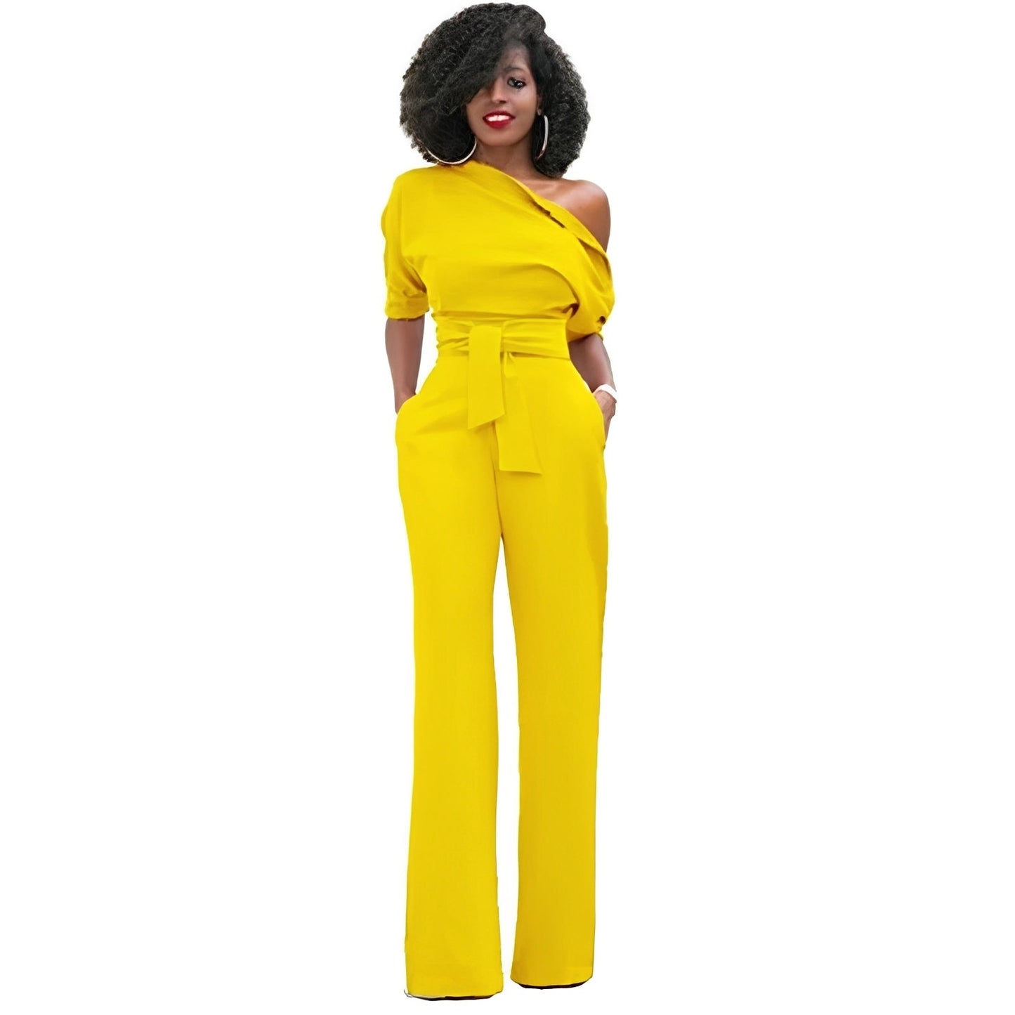 Marie - Elegant strapless jumpsuit for women