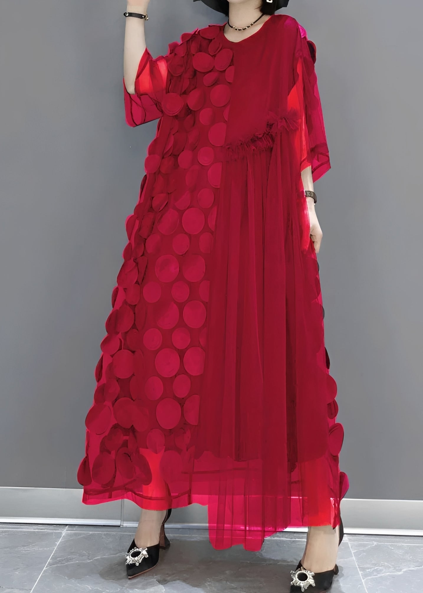 Hanna - Élégante robe asymétrique pour femmes